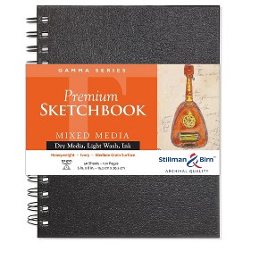 Stillman & Birn Gamma Series - Wirebound Sketchbook - Portrait 6 x 8 - 150gsm Ivory Paper - 1 of 2