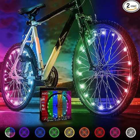 Activ Life 2-tire Pack Led Bike Wheel Lights With Batteries Included ...