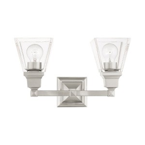 Livex Lighting Mission 2 - Light Vanity in  Brushed Nickel - 1 of 1