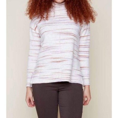 Women's Space Dyed Mock Neck Sweater - Renuar