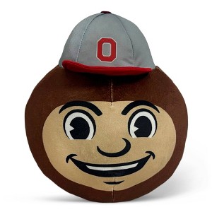 NCAA Ohio State Buckeyes 8" Round Mascot Pillow - 1 of 1