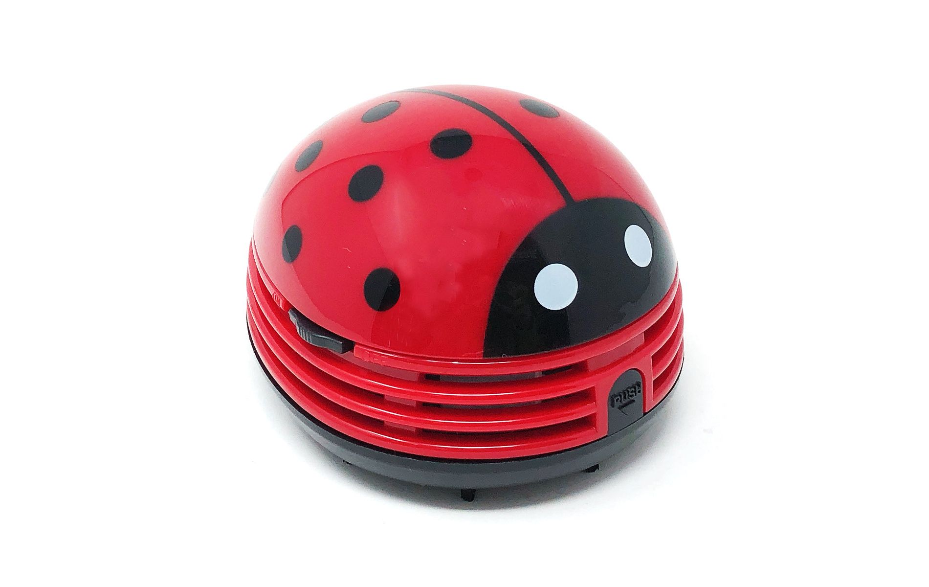Wrapables Cute Portable Mini Vacuum Cleaner for Home and Office, Ladybug