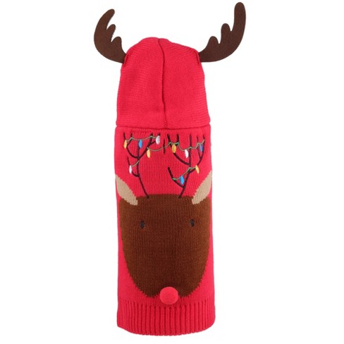 Gingerbread Playhouse Red Gold Sequin Reindeer Cat And Dog Sweater - S -  Wondershop™ : Target