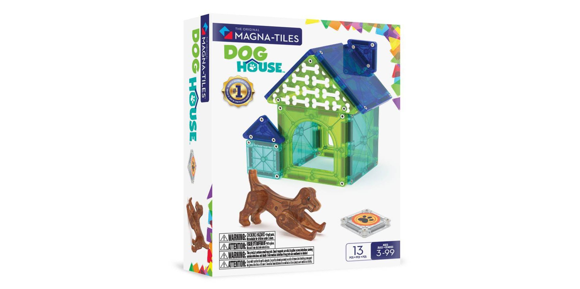 MAGNA-TILES Dog House Magnetic Building Set
