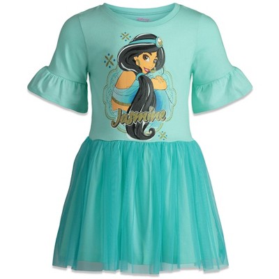 Disney Princess Jasmine Toddler Girls Tulle Dress 3t Target