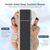 Swedrea Hybrid Mattress Medium Gel Memory Cashmere Wool in White - 3 of 4