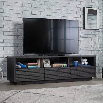 Raven Oak 70'' Entertainment Credenza with Cabinet Storage