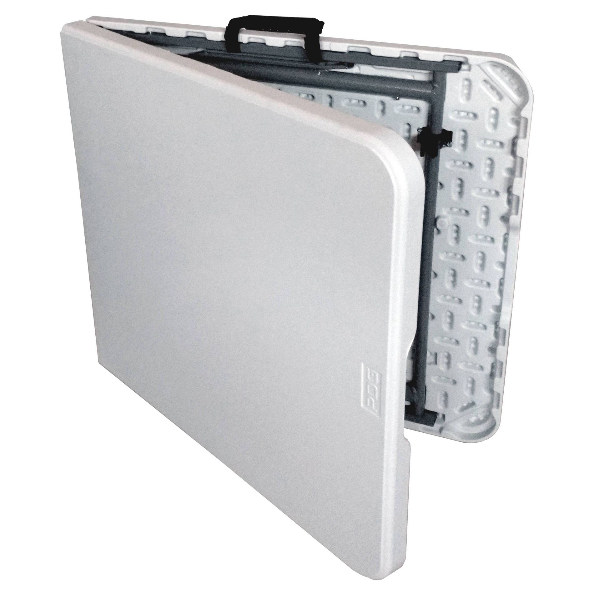 Peakform 4' Adjustable Height Folding Table Off-White