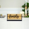 VIP Wood 12 in. Brown Family Table Top Sign - 3 of 4