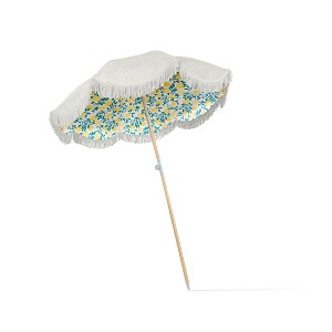 MINNIDIP Round Outdoor Patio Beach Umbrella - Limone - 1 of 4
