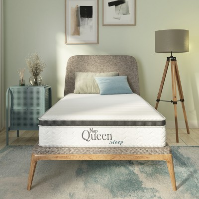 NapQueen 10" Maxima Hybrid of Innerspring and Cooling Gel Memory Foam Mattress