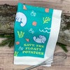 Save The Floaty Potatoes Funny Manatee Lovers Tea Towel - Crazy Dog Tea Towel Save Floaty - 2 of 4