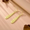 925 Sterling Silver Long Teardrop Dangle Earrings for Women Hypoallergenic Drop Leverback Earrings Trendy Silver Long - 4 of 4