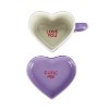 Miss Valentine Ceramic Candy Heart Mug & Saucer - 3 of 4