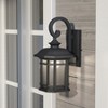 Chloe Lighting Franklin Transitional 1 Light Black Outdoor Wall Sconce 13" Height - 2 of 3
