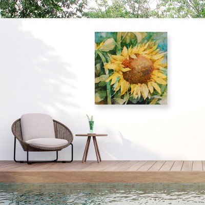 "Sunflower Centered" Outdoor Canvas