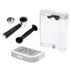 Haden Barista Brew Stainless Steel Espresso Maker 20-Bar Pressure System with Milk Frother Ivory/Chrome: 1.5L Electric Coffee Machine, 1350W - 4 of 4