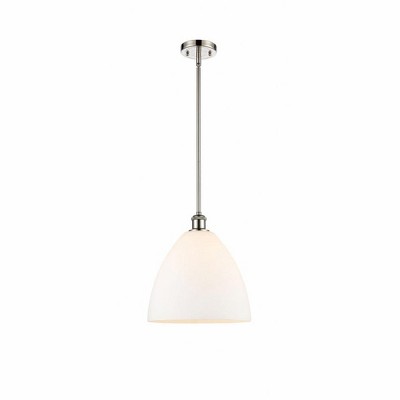 Bristol Glass - 1 Light Mini Pendant In Industrial Style-12.75 Inches Tall and 12 Inches Wide