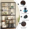 Lantine 79 Inches Tall Bookcase with Open Shelves, 9-Tier Industrial Bookshelf, 10 Cubes Etagere Storage Shelves Display Shelf for Home Office - 3 of 4