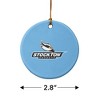 Stockton University Primary Logo Porcelain Holiday Christmas Tree Ornament  2.8" (7.1 cm) - 3 of 4