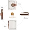 Clotth Womens Wallet - RFID Blocking Slim Bifold Wallet for Women with Zipper Coin Pocket,9 Card Slots & ID Window for Daily Use,Travel - 4 of 4