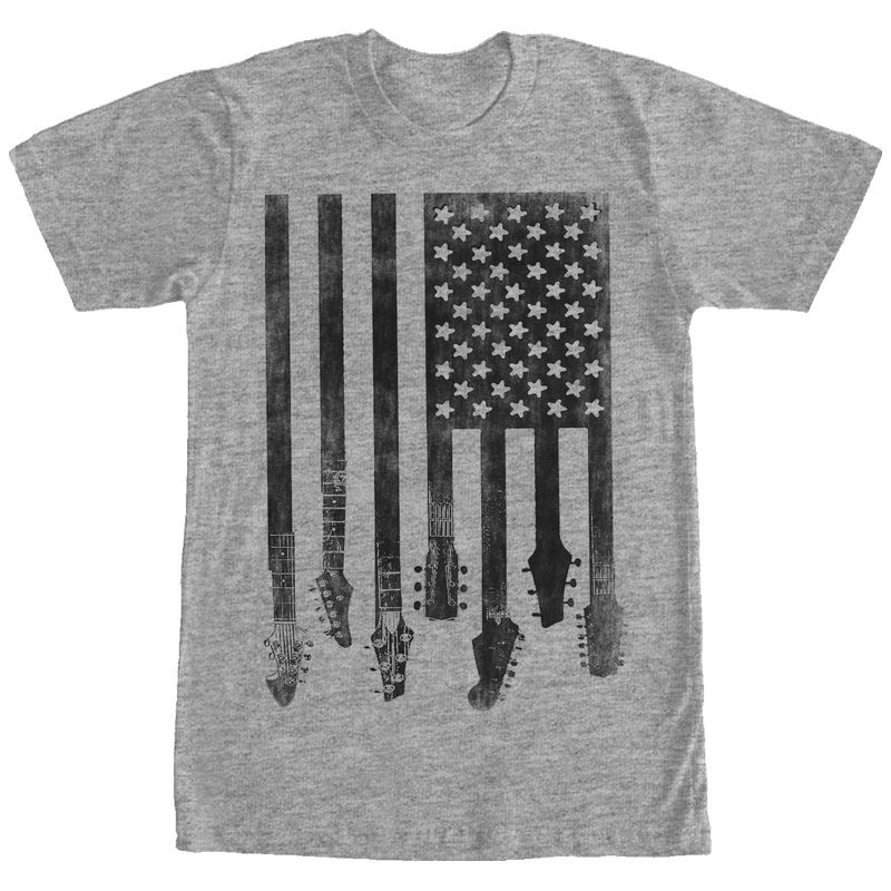Men's Lost Gods Guitar American Flag T-Shirt, 1 of 5