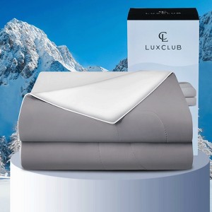 LuxClub Ice Cool Comforter – Soft Cooling Bed Comforter for Hot Sleepers, Lightweight & Breathable All-Season Duvet - 1 of 4