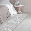 Boho Machine Washable Area Rug Modern Geometric Non-Slip Accent Rug Farmhouse Carpet - 3 of 4