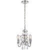 Elegant Lighting Kaede Collection Pendant D9.5 H12.2 Lt:3 Chrome Finish - image 3 of 4