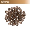 Unique Bargains Wooden DIY Craft Clothing 4 Holes Sewing Buttons 100 Pcs - 3 of 4