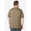 Boulder Creek by KingSize  Heavyweight Crewneck Pocket T-Shirt - 3 of 4