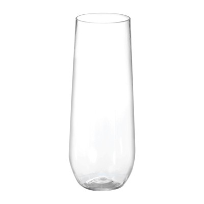 Unique Bargains Lightweight Stemless Glasses Champagne Flutes 1 Pc
