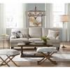 Minka Lavery Modern Ceiling Light Semi Flush Mount Fixture 20" Brio Aged Gold Silvery Sheet Drum Shade for Bedroom Kitchen Hallway - 3 of 3