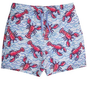 RuggedButts Boys UPF50+ Sun Protected Stretch Swim Trunks - 1 of 4
