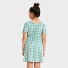 Girls' Short Sleeve Woven Dress - Cat & Jack™ - 2 of 3