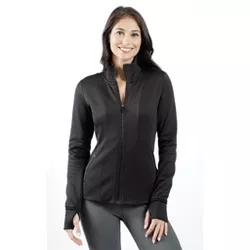 Yogalicious Womens Ultra Soft Lightweight Full Zip Yoga Jacket With Zipper  Pockets : Target