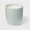 14oz Matte Ceramic Candle Aloe & Bergamot Light Mint Green - Project 62™ - image 3 of 4
