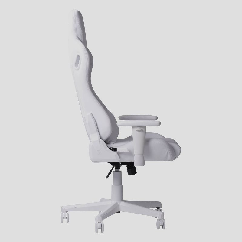 Velvet Memory Foam Gaming Chair White - Techni Sport, 4 of 8