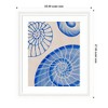 Kate and Laurel Framed Art Ocean charms l by Nikita Jariwala, 23x27, Oliver White Narrow - 2 of 4