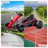 24V Kids Ride on Go Kart with 300W Motors 9Ah Battery,, Electric Go Kart with Music, Slow Start & Seat Belts, 8 MPH Speed for Kids Aged 8-12 - 3 of 4