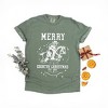 Simply Sage Market Women's Merry Country Christmas Short Sleeve Garment Dyed Tee - 3 of 4