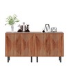 MAYEERTY Modern Sideboard Buffet, 59" Wood Storage Cabinet with Doors - 4 of 4