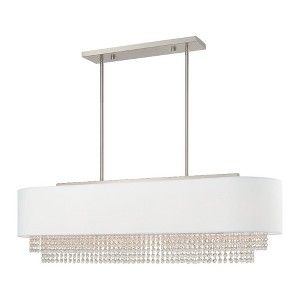 Livex Lighting Carlisle 5 - Light Chandelier in  Brushed Nickel - 1 of 2