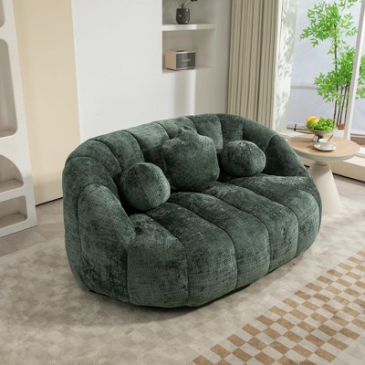 Vynxaria Comfy Bean Bag Sofa with Back Support for adults