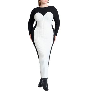 chinese dress ladies Women Loose High Neck Maxi Sweater Dresses Q26118 FantasyLinen