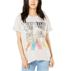 True Vintage Womens Abbey Road Graphic T-Shirt, Beige, Medium - 1 of 1