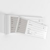 22364: Pack of 50 White Carbonless Rent Receipt Books (3x8) (72 Packs) - 3 of 4