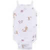 Gerber Baby Girls' 4-Pack Sleeveless Onesies Bodysuits - 3 of 4