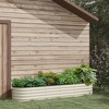 Outsunny Galvanized Raised Garden Bed Kit, Metal Planter Box with Safety Edging - 2 of 4
