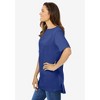 Woman Within Plus Size Perfect Short-Sleeve Boatneck Tunic - 4 of 4